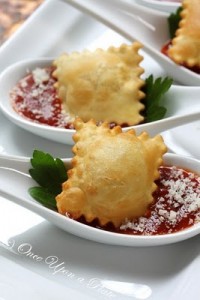 crispy ravioli