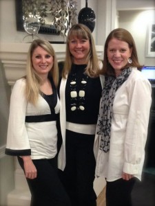 Me with Willowbrook's Women's Ministry associate, Chris and Director, Bobi Ann!  See, I fit in...we all dressed alike! 