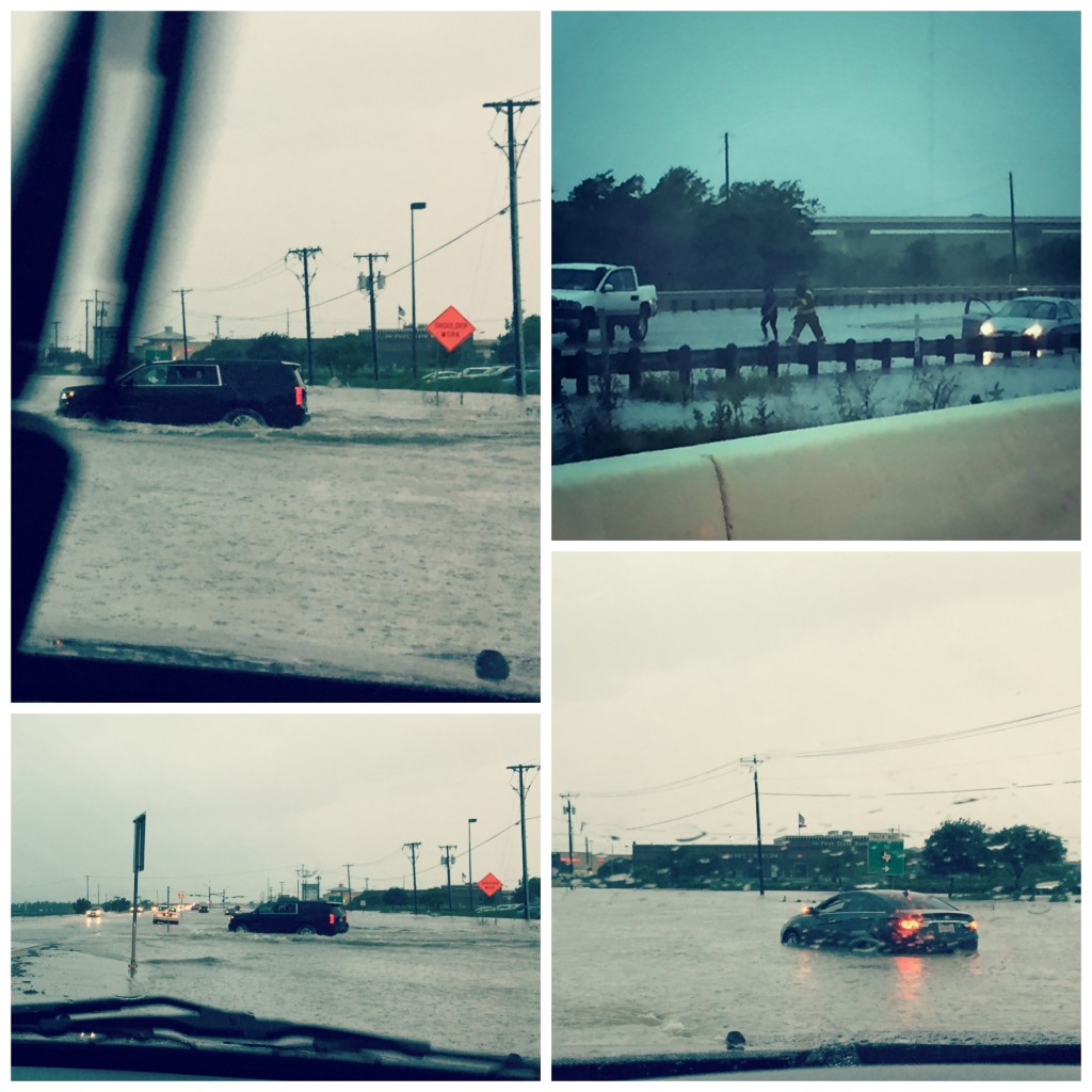 These are pics I took as I sat in my car waiting to  determine whether or not it was safe to proceed