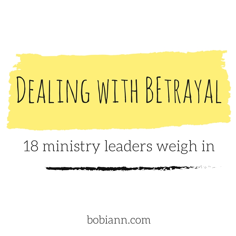 Dealing with Betrayal