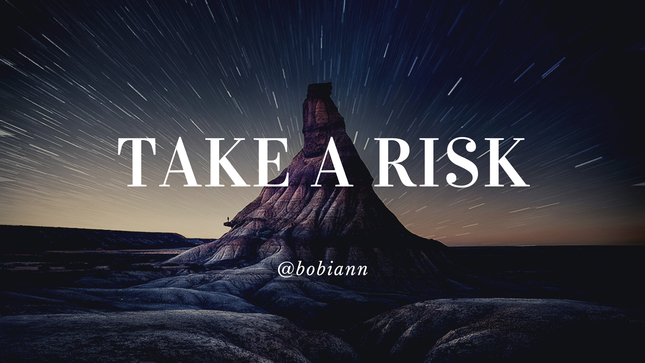 take a risk
