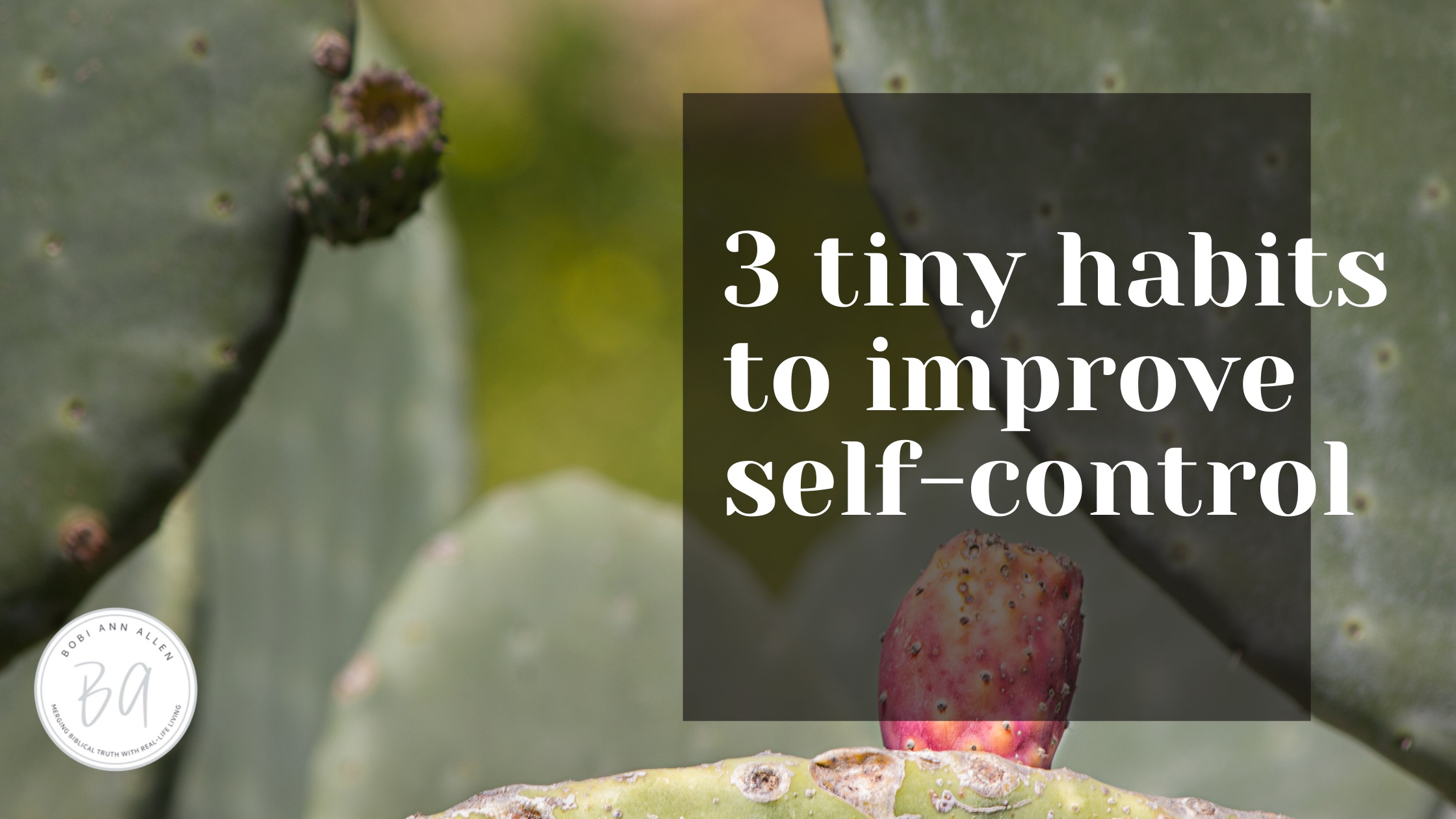 3 tiny habits to improve self-control